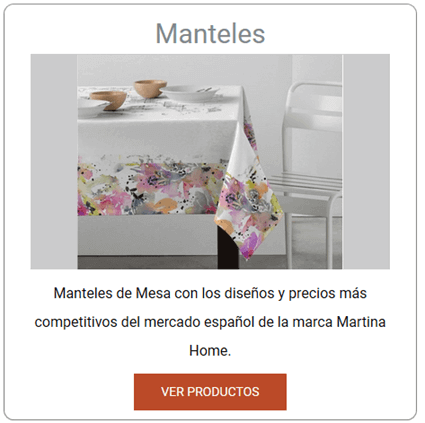 Manteles para mesa
