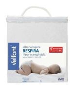 Sábana Bajera Cuna Imperm. Respira Velfont VELFONT