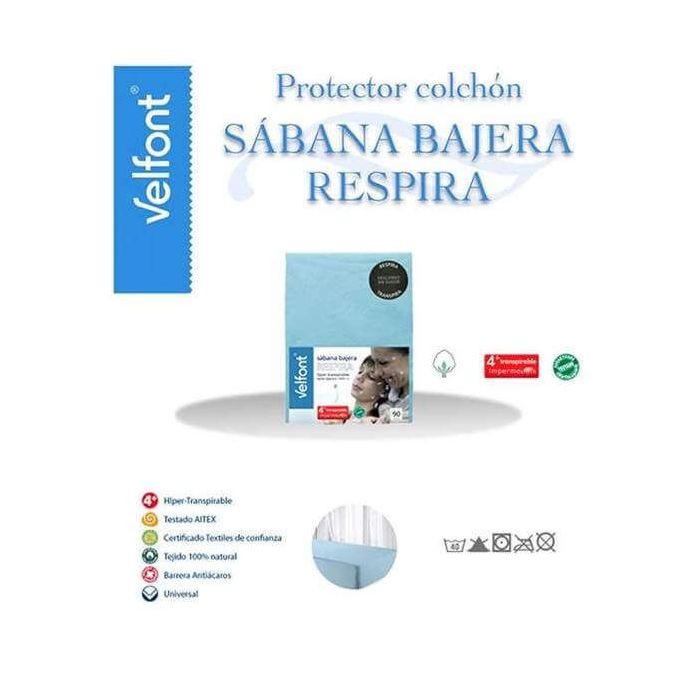 Sabanas Bajeras para Colchones Gemelos Respira Velfont