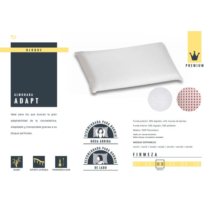 Almohada Mash Adapt MASH
