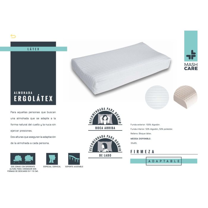 Almohada Ergolátex de Mash MASH