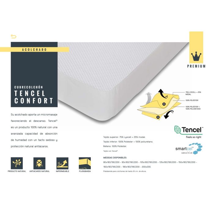 Cubrecolchon Mash Tencel Confort MASH