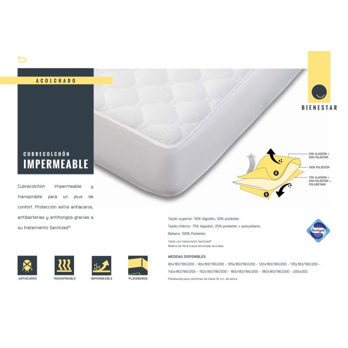 Cubrecolchon Impermeable Mash MASH