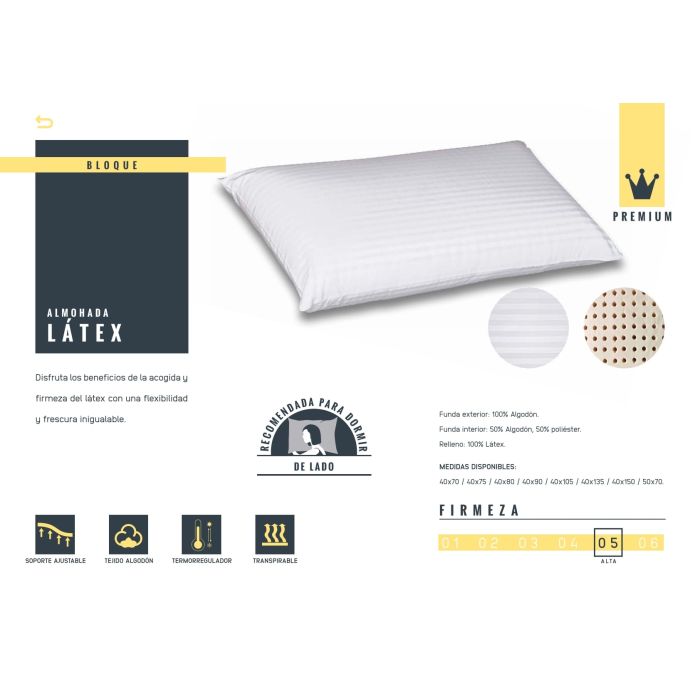 Almohada Mash Latex MASH