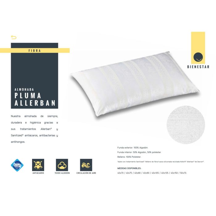 Almohada Mash Pluma Allerban MASH