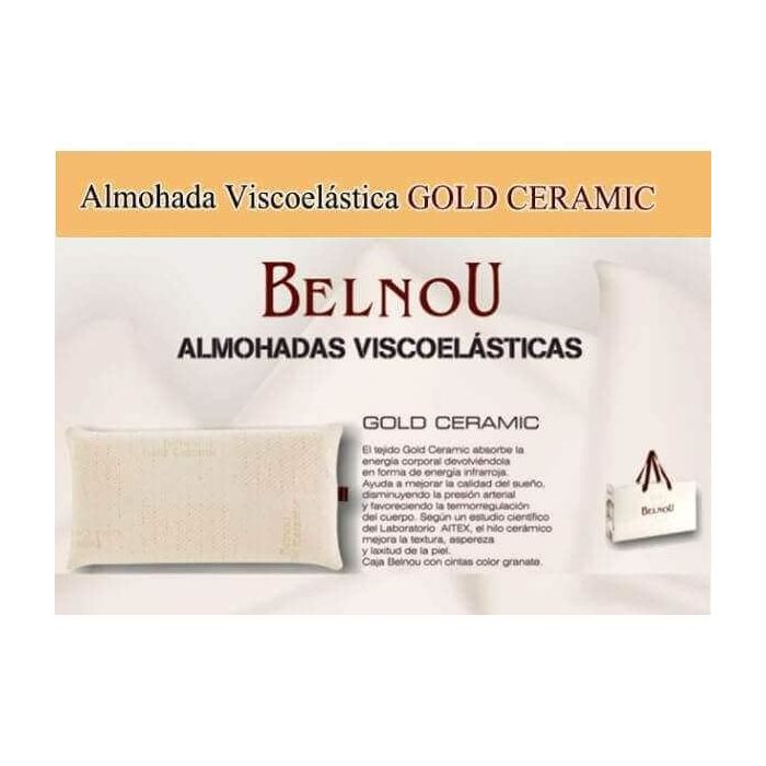 Almohada Viscoelástica Gold Ceramic Belnou BELNOU