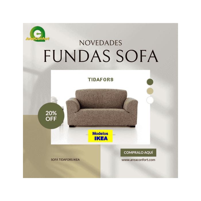 Funda Sofa Ikea Tidafors elastica Baden Big NUEVA TEXTURA