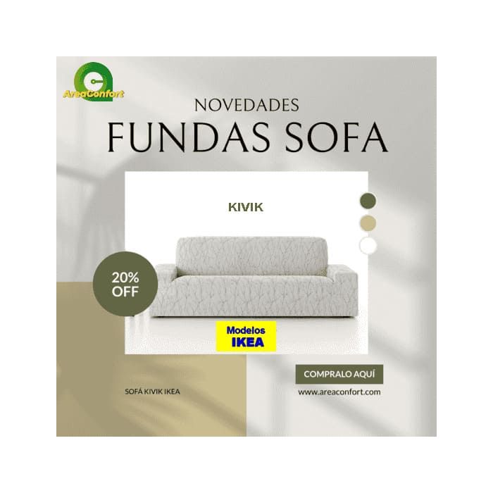 Funda Sofa Ikea Kivik elastica Zuma NUEVA TEXTURA