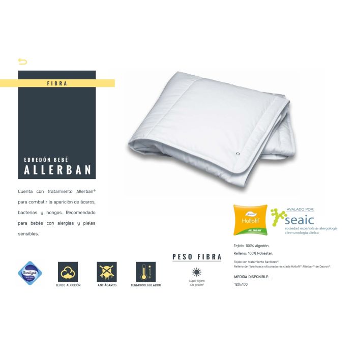 Relleno Nordico Cuna Antiacaros Mash Allerban 100 gr. MASH