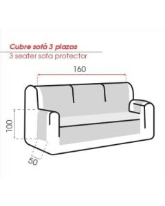 Funda Cubre-Sofá Praga Belmarti-Sofa 3/Plazas