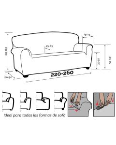 Funda de Sofa Estivella 4/Plazas