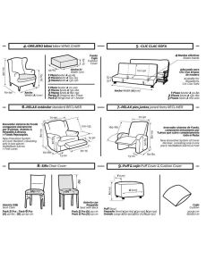 Funda de Sofa Elastica Estivella