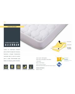 Cubrecolchón Bebe Allerban Acolchado Mash MASH