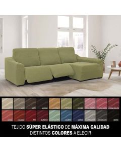 Funda Chaise Longue Relax Brazo Largo Superelástica Niagara NUEVA TEXTURA