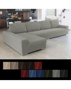 Funda Chaise Longue Brazo Largo Superelástica Denia NUEVA TEXTURA