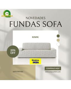 Funda Sofa Ikea Kivik elastica Baden Big NUEVA TEXTURA