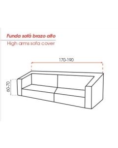 Funda Sofá Klippan 2 plazas Hiper-Elástica Milos Belmarti BELMARTI