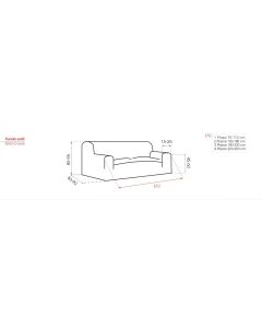 Funda Sofá Elástica Maya Belmarti-Sofa 2/Plazas............ BELMARTI
