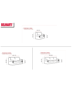 Funda Sofá Lazos Praga Belmarti-Sofa 2/Plazas BELMARTI