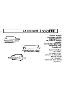 Funda Sofa Ikea Kivik elástica Andrea-Sofa 3/Plazas NUEVA TEXTURA