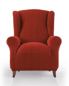 Funda Sillón Orejero Superelástica Glamour 1 Pl. NUEVA TEXTURA
