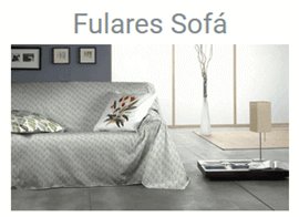 FULARES PARA SOFAS